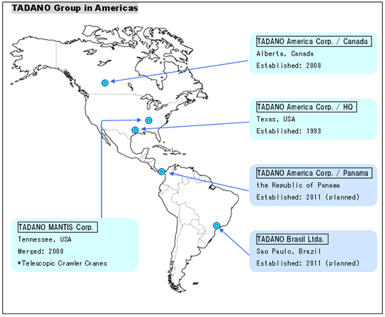 TADANO Group in Americas