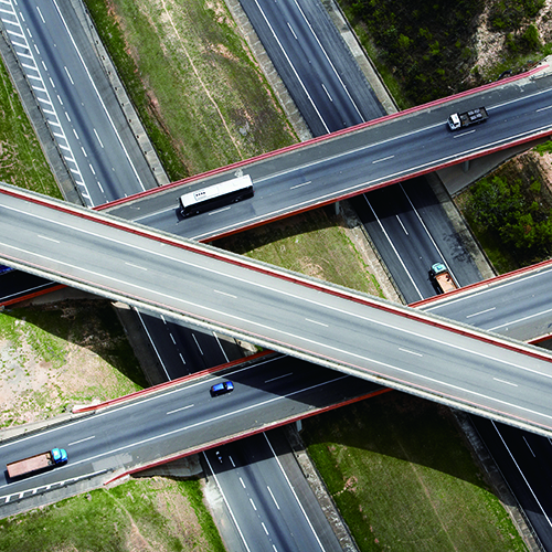 Crossing roads